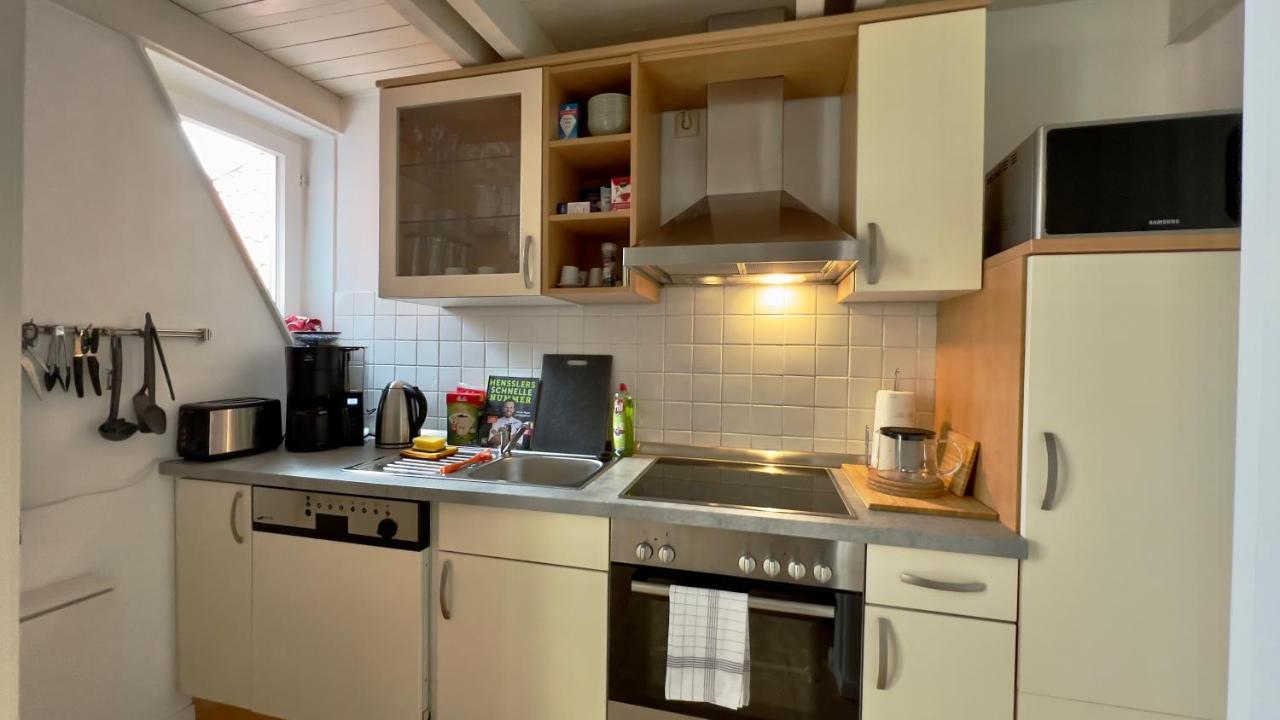Gemuetliche Maisonettewohnung Mit Dachterrasse Am Schloss 올덴부르크 외부 사진