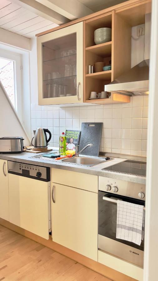 Gemuetliche Maisonettewohnung Mit Dachterrasse Am Schloss 올덴부르크 외부 사진