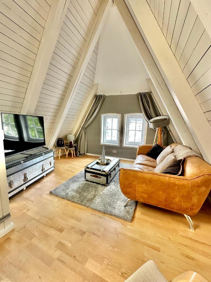 Gemuetliche Maisonettewohnung Mit Dachterrasse Am Schloss 올덴부르크 외부 사진