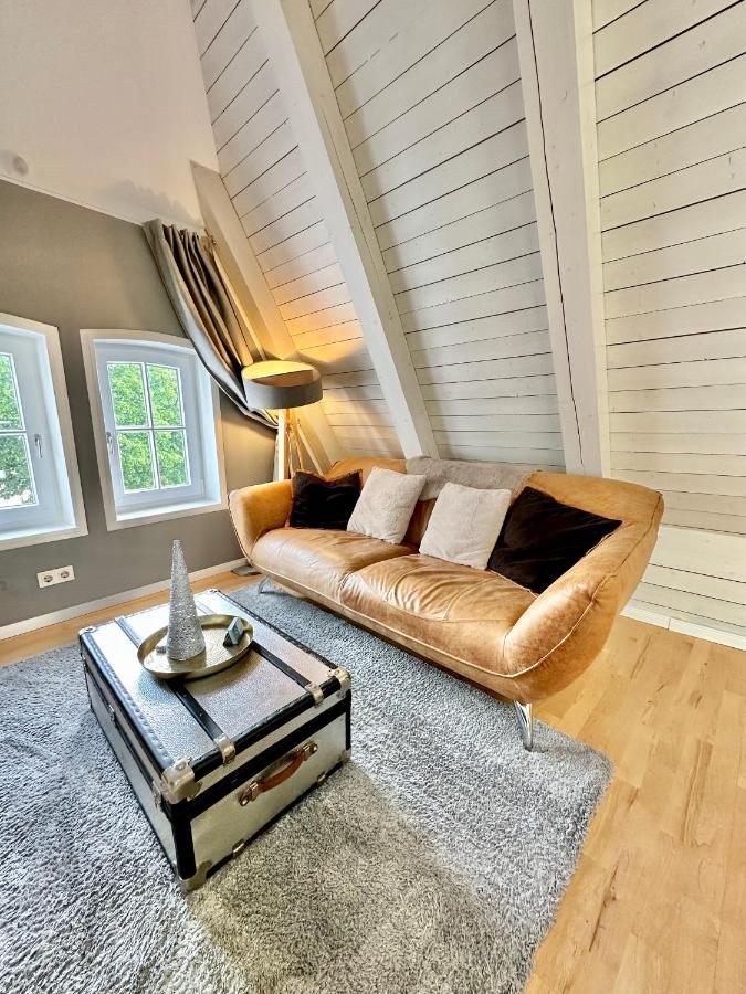 Gemuetliche Maisonettewohnung Mit Dachterrasse Am Schloss 올덴부르크 외부 사진