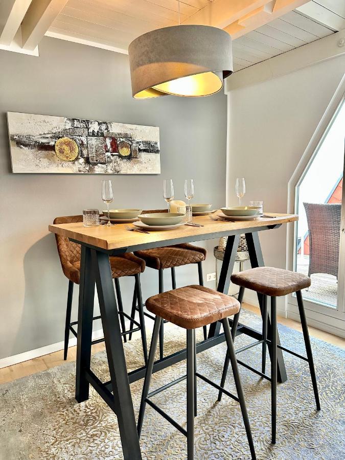 Gemuetliche Maisonettewohnung Mit Dachterrasse Am Schloss 올덴부르크 외부 사진